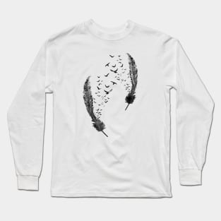 Birds feather Long Sleeve T-Shirt